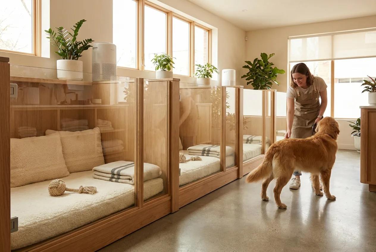Espaço de hotelzinho para pets